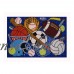 Fun Time Let's Play Blue Multi Colored 39 In. x 58 In. Kids Rug   554247886